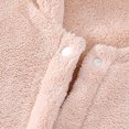 thumbnail image 5 of YUNAFFT Kids Hooded Bathrobe Long Sleeve Pockets Soft Absorbent Robe Cozy Home Loungewear, 5 of 5