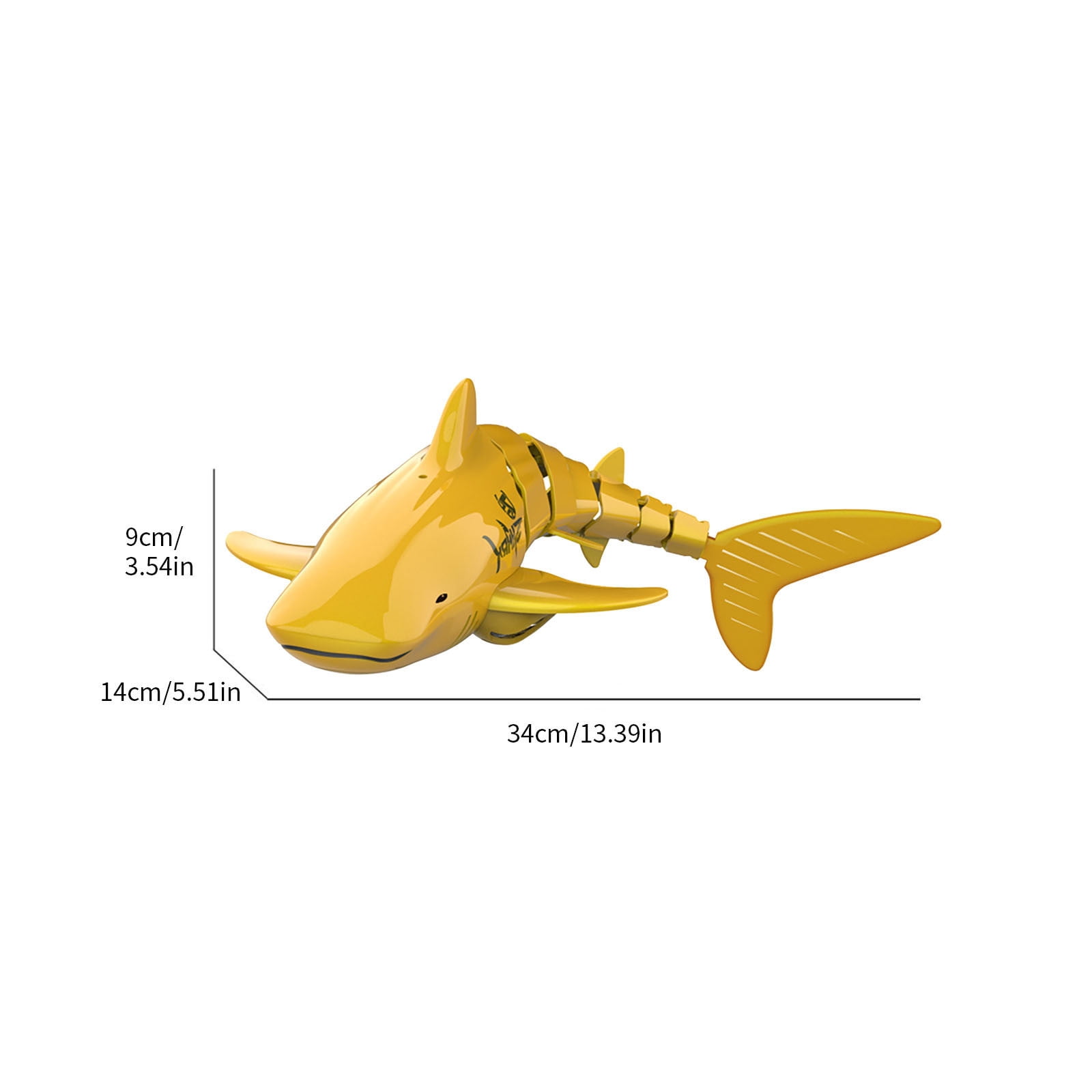 C Underwater Rc Shark Toy 2.4Ghz 4 Channel Remote Control Electronic Fish For Pool Play