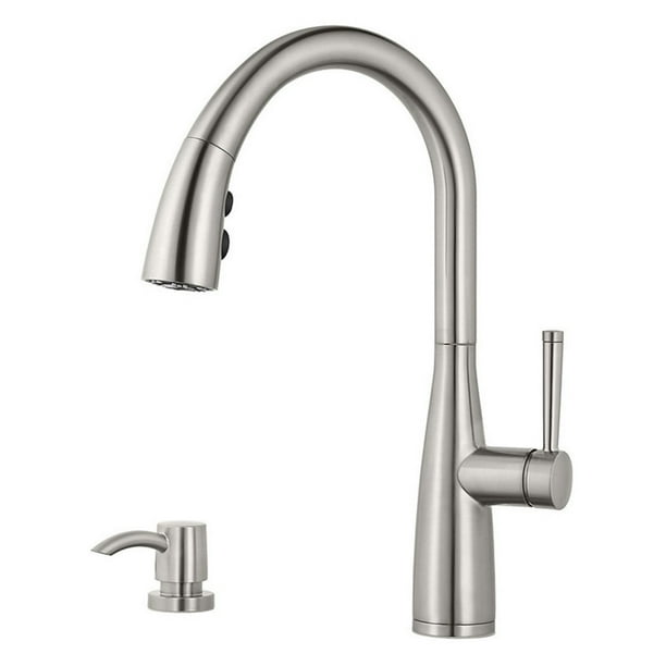 Pfister Raya 440558 Single Handle Kitchen Faucet Walmart Com Walmart Com