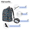 thumbnail image 3 of Balery cute fall fox Mochila Clásica Impresa Básica para Viaje, Mochila Escolar Resistente al Agua, Mochila de Lona con Correas Ajustables-Medium, 3 of 5