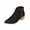 Black, variant on Fesfesfes Chelsea Boots for Teen Girls Mid Heel Shoes Winter Warm Leopard Fashion Side Zipper Pointed Toe Casual Solid Color 9(42)