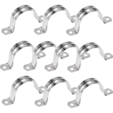 MAFNIO 20 2-hole U-shaped pipe clamps 304 stainless steel rigid pipe ...