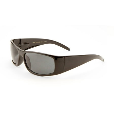 MLC Eyewear 'Eric' Thick Bold Arm Fashion Active Sport Sunglasses Black Edition