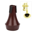 thumbnail image 3 of Trompette LLC Silencieuse Semi-Fermée Mini Légère Outil de Pratique Musicale (Rouge Vin), 3 of 3