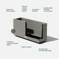 thumbnail image 3 of Veradek Block Series Long Box Medium 32" Plastic Planter - Gray, 3 of 13