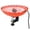 Orange, variant on USB Powered Mini Bird Bath with Feeding Station, Circulating Water Birdbath Basin, 2 in 1 Bird Water Feeder for Balcony Courtyard Garden Outdoor Wild Birds