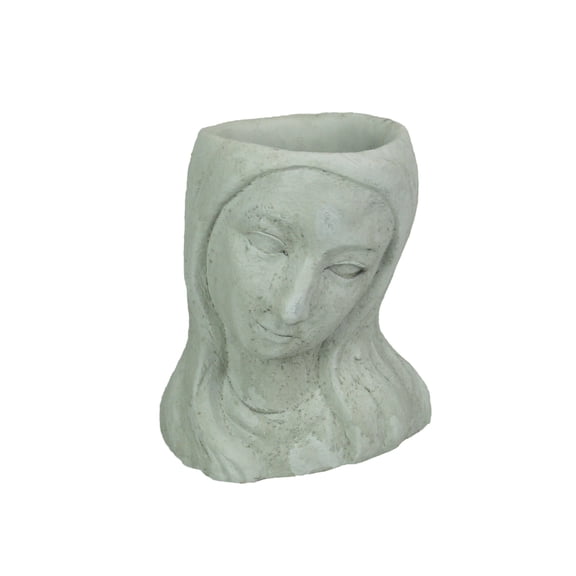 Things2Die4 Long-Haired Maiden Cast Polyresin Head Planter Pot 8 inches High