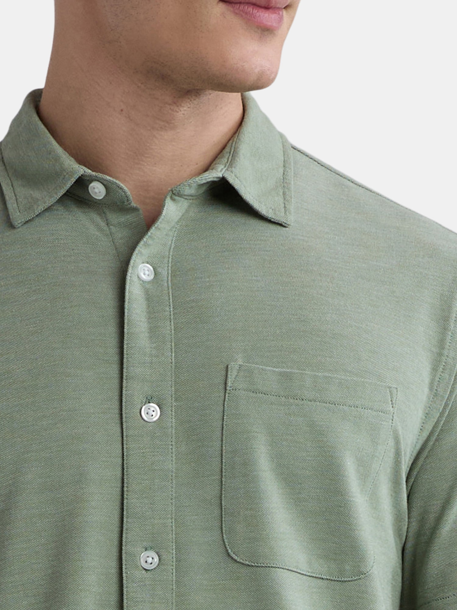 GE KNIT BUTTONDOWN