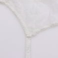 thumbnail image 4 of Women's Lace Embroidery Bra Underwire Balconette Bra Set and Robe 6 piece, 4 of 5
