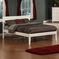 thumbnail image 3 of AFI Orlando Full Solid Wood Platform Bed, White, 3 of 6