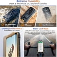 thumbnail image 4 of Ulefone RugKing 4 Pro 16GB 256GB Android 15 rugged phone with 10000 mAh battery, 6.56-inch- Black/Orange, 4 of 7
