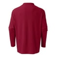thumbnail image 5 of BJUTIR Polo Shirt For Men Male Casual Autumn Striped Fabric T Shirt V Neck Turn Down Collar Long Sleeve Tops T Shirt, 5 of 5