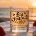 thumbnail image 7 of Bee Festival Glass Cup ,Clear Water Cup with Cute Bee Pattern,Easy Clean,3.4 oz, for Sparkling Water,Coffee Mugs ,Tea, , Cup,Beverage Cup, 7 of 7