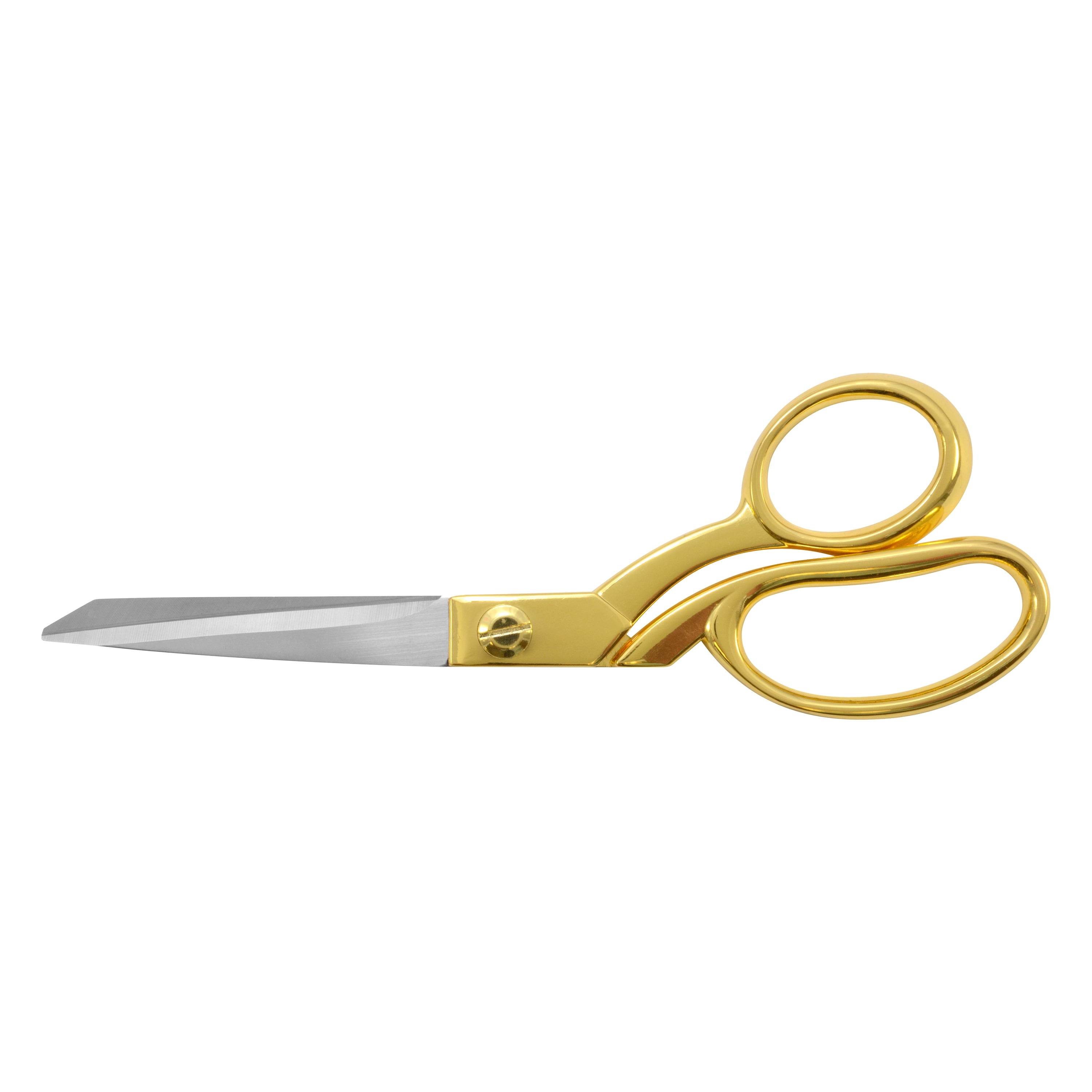 Westcott Fashion Scissors, 8", Stainless Steel, Bent, for Craft, Gold, 1-Count