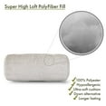 thumbnail image 5 of Majestic Home Goods Bolster Pillow Sherpa Cream, 5 of 5