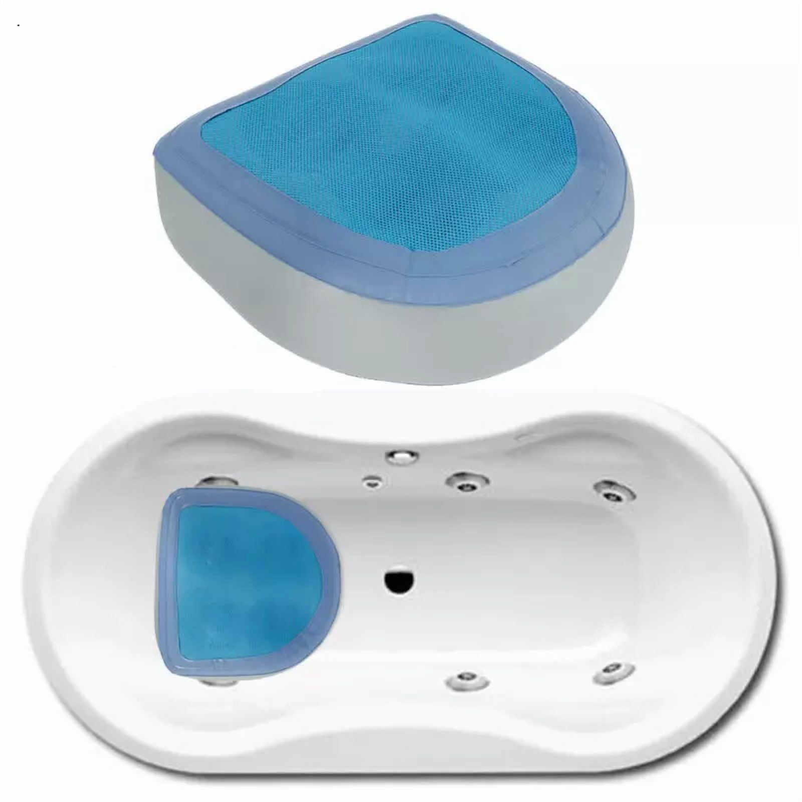 Txmasen 2PCS Home Spa Seat Booster Inflatable Spa Cushion Hot Tub Accessories Adult Kid
