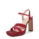 thumbnail image 3 of 22022 Nuevas sandalias de tacón alto sexis de moda para mujer, zapatos de vestir con plataforma, zapatos de fiesta para boda, sandalias con hebilla para mujer, talla 46, 3 of 5