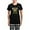 With Checker Pant, variant on CafePress - Role_Play_1_Blk Women's Dark Pajamas - Women's Short Sleeve Print T-Shirt and Pants Dark Cotton Pajama Set