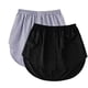 thumbnail image 1 of Falda elástica a rayas con cintura elástica para mujer, 2 unidades - Diseño que estiliza la figura, informal/para el día a día, talla real, varias tallas disponibles hasta la 5XL., 1 of 8