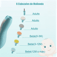 thumbnail image 3 of Set de limas 6 Cabeza para bebe Cortauñas Azul y Blanco, 3 of 5
