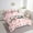 Pink, variant on Erosebridal Animal Cow Bedding Sets Twin Size,Pink Cow Print Comforter Sets with Sheets,Camping Decor,Reversible,Lightweight,7-Piece