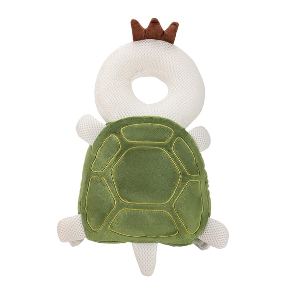 XIRQI Baby Head Protection Backpack - Soft & Comfortable, Cute Cartoon Design, Practical Baby Backpack, Turtle