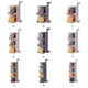 thumbnail image 4 of Caja de condimentos Caja de almacenamiento de condimentos montada en la pared Recipiente giratorio para tarros de especias de cocina, 2 capas, Gris Inevent HA003754-02, 4 of 7