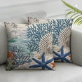 thumbnail image 3 of BANET Throw Pillow Covers Blue Cushion Case for Sofa Couch Set of 2 Pillowcase Square 12x12in, 3 of 7