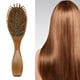 thumbnail image 4 of Sandalwood Hair Brush Wooden Natural Handmade Detangling Massage Hair Comb with Gift Box, 4 of 5