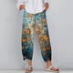 thumbnail image 1 of WILLBEST Pantalones Casuales para Mujer, Cómodos, Holgados, Capri, Pantalones Cortos Estampados de Verano con Bolsillos para Uso Diario. Extra Grande, 1 of 4