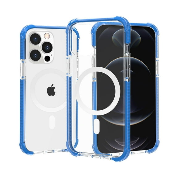 For iPhone 13 Pro Max Case Magnetic Ring Acrylic Shockproof Hybrid Cover