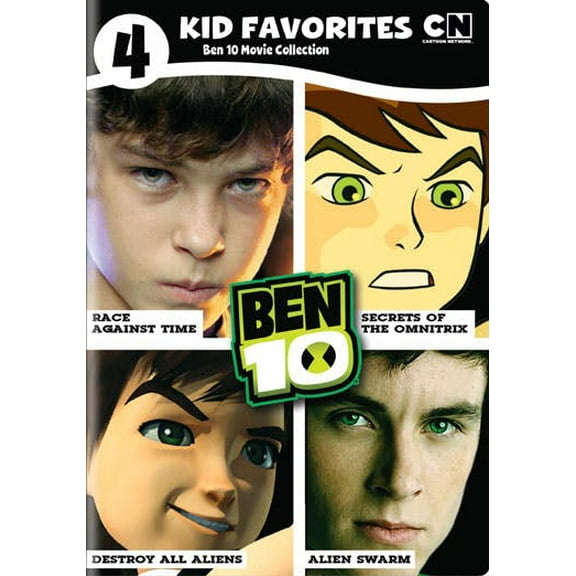 4 Kid Favorites: Cartoon Network Classic Ben 10 Movies [DVD]