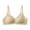 Light Yellow, variant on Women Bra Seamless Adjustable Uplift Bra Side Spill Wire Push Up Slimming Anti Droop Brown M