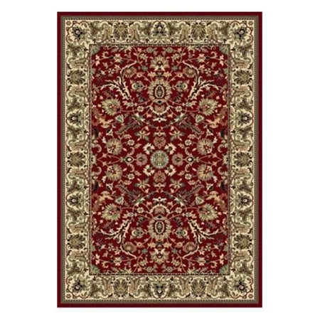 Central Oriental 2067cn81c Radiance Mediterranean 023 Persian Flower 100 Percent Heavy Weight Heat Set Polypropylene Rug Crimson 7 Ft 10 In X