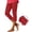 Red, variant on Avirosel Women's High Waisted Yoga Capris Pants Elastic Waist Stretchy Workout Leggings Green