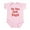 Petal Pink, variant on CafePress - Yia Yia's Little Angel Infant Bodysuit - Baby Light Bodysuit, Size Newborn - 24 Months