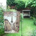 thumbnail image 1 of BSDHOME Rue à Paris Eiffel Tour Jardin Drapeau pour Patio, Pelouse et Jardin 12x18 Pouces, 1 of 1