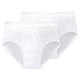thumbnail image 1 of SCHIESSER calzoncillos hombre pack de 2 - doble costilla, calzoncillos deportivos, esencial algodón, blanco 3XL (3X-Large), 1 of 4