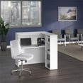 thumbnail image 2 of Studio C 48W Reception Desk with Shelves in White - Engineered Wood, 2 of 6