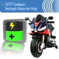 thumbnail image 2 of BKIRNP Aprilia 24V Kids Motorcycle Electric Motorbike Ride on Toy w/LED Lights Bluetooth Music Battery Powered 6MPH for Kids 3-11 Years Old, 2 of 12