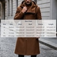 thumbnail image 4 of Hulanddfd Men's Faux Leather Trench Coat Hooded Zip Up Long Windbreaker Casual Fall Winter Outerwear, 4 of 8
