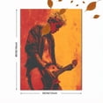 thumbnail image 3 of UXIEQU Guitarist Motivational Canvas Wall Art Print 15.75x11.81 Inches, 3 of 8