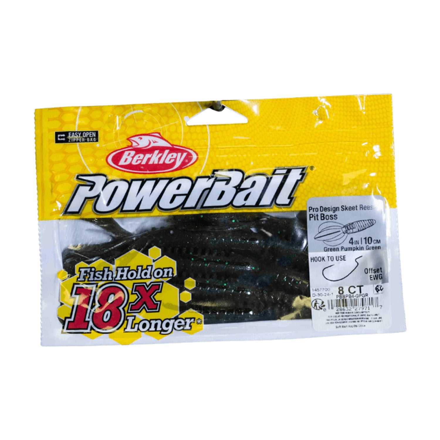(2 pack) Berkley PowerBait Pit Boss Fishing Soft Bait