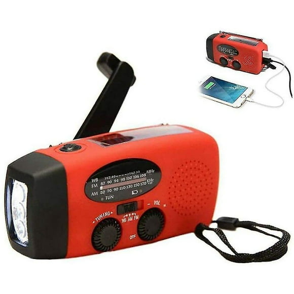 Solar Radio Crank Radio Multifunction Portable Outdoor For Emergencies