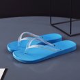 thumbnail image 2 of GPOECD Flip Flops Womens Ladies Summer Colour Sandals Slippers Womens Slippers Blue1,6.5, 2 of 9