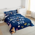 thumbnail image 3 of Feelyou Initial Letter Kids Twin Comforter Sets, Cute Tiger Giraffe Bedding Set, 2 Pieces, 3 of 8