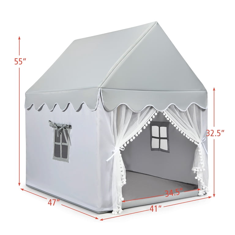 Large Kids Play Castle Tent with Mat photo 7