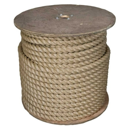 

3 Strand Twisted ProManila Polypro Rope - Sizes range from 1/4 Inch - 2 Inch Diameters - 10-600Ft Lengths