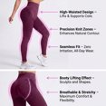 thumbnail image 5 of 3D Leggings for Women, High Waisted Body Sculpt Compression Workout Leggings, Yoga Pants, Pilates, Gym, Casual, 5 of 7