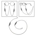 thumbnail image 4 of Fashion Metal Eyeglass Chain Black Eyewear Retainer Cord Glasses Chains Lanyards, 4 of 8